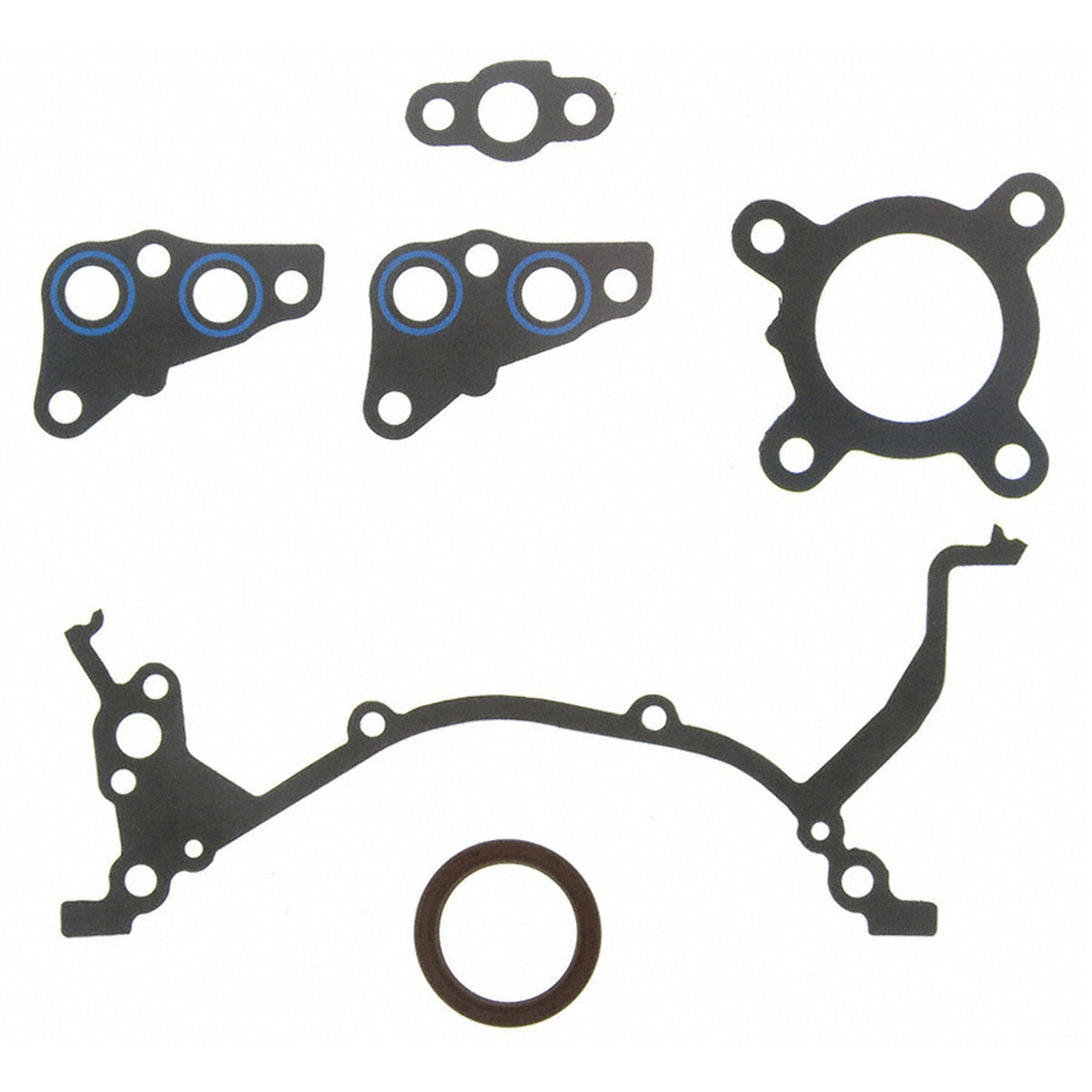 Fel-Pro Nissan Xterra TCS 46043 Engine Crankshaft Seal Kit - TCS46043 for 2002-2004 Nissan Xterra - front view