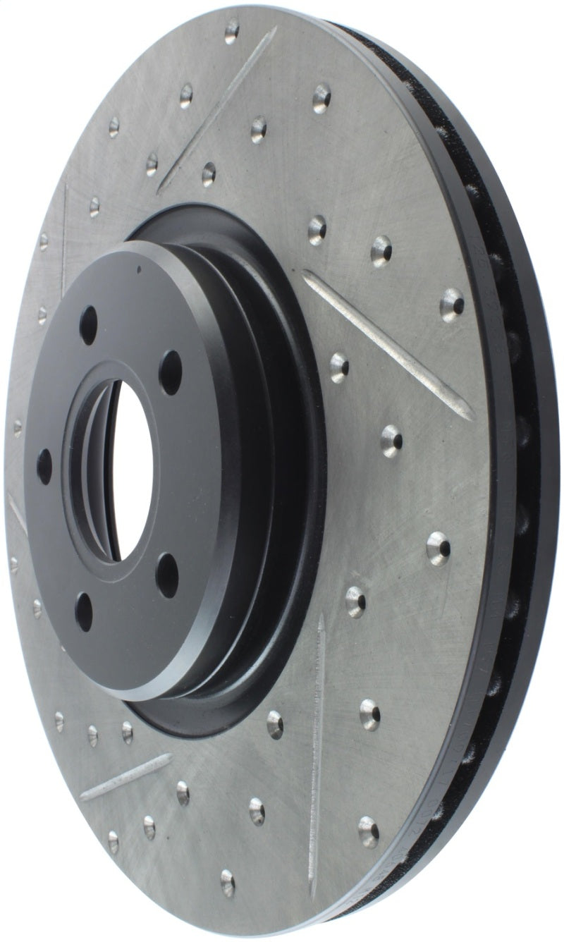 StopTech Slotted &amp; Drilled Sport Brake Rotor - 127.39038R