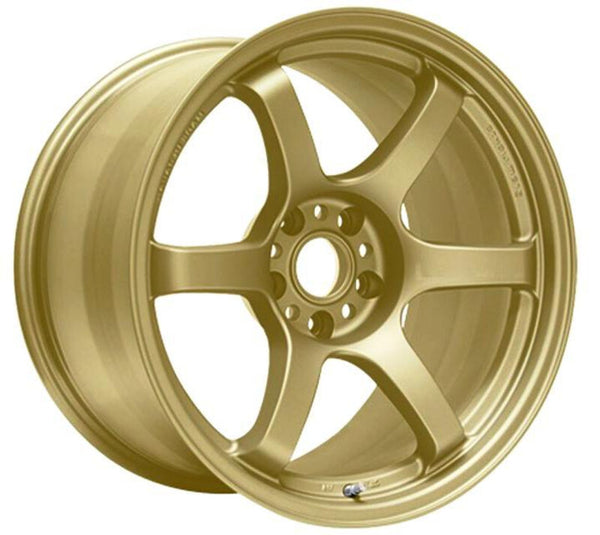 Gram Lights 57DR 18x9.5 +38 5-114.3 E8 Gold Wheel - WGIX38EEGP by Gram Lights
