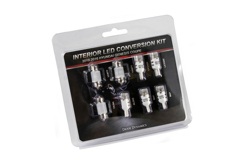 Diode Dynamics 10-16 Hyundai Genesis Coupe Interior Kit Stage 2 - Blue - DD0269