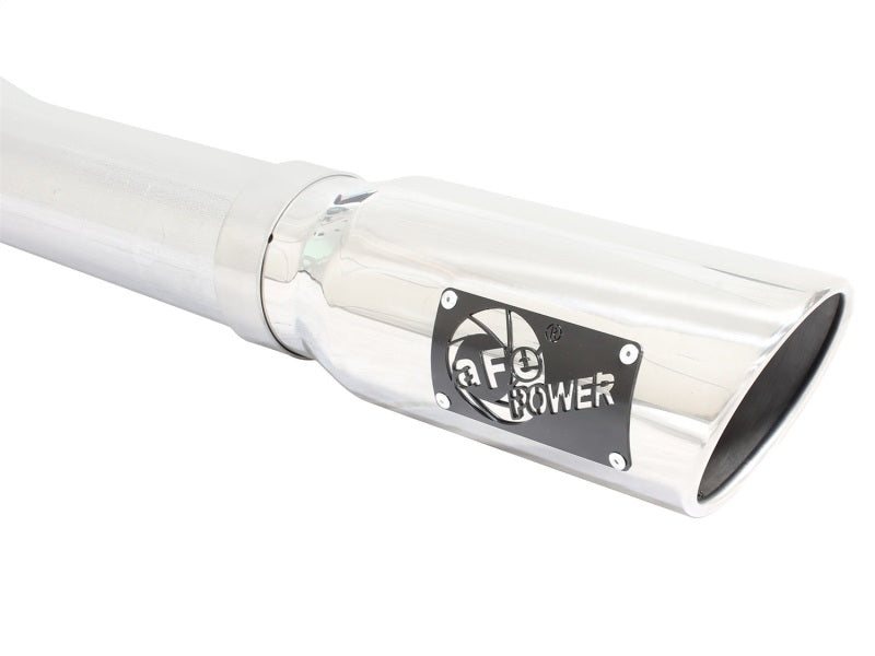 aFe MACHForce XP SS Exhaust 3in to 3.5in Cat-Back w/ Polished Tip 15 Ford F-150 EcoBoost V6 2.7/3.5L - 49-43068-P