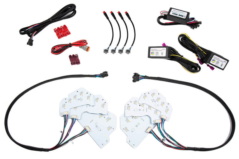 Diode Dynamics 18-23 EU/AU Ford Mustang RGBWA DRL LED Boards - DD2254