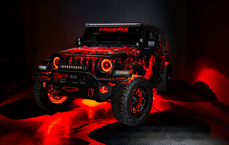 Oracle Jeep Wrangler JK/JL/JT High Performance W LED Fog Lights - ColorSHIFT - Dynamic SEE WARRANTY - 5846-332