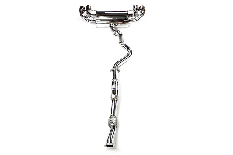 Invidia 08+ STi Hatch Dual Q300 Stainless Steel Tip Cat-back Exhaust - HS08STIG3S