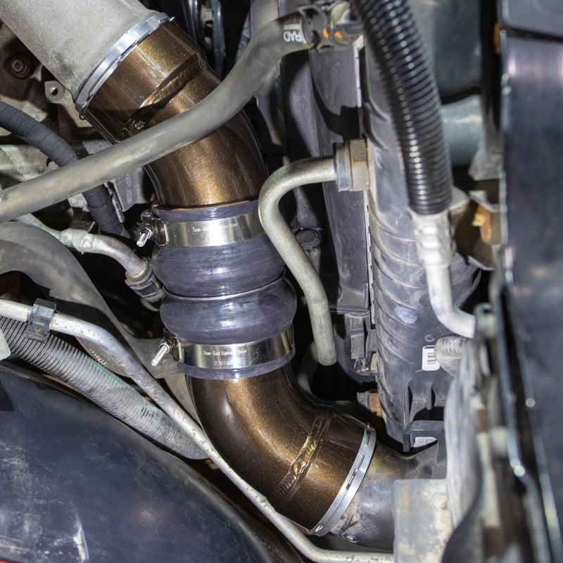 Wehrli 06-10 GM Duramax LBZ/LMM Passenger Side 3.5in Intercooler Pipe - Candy Teal - WCF100367-CT
