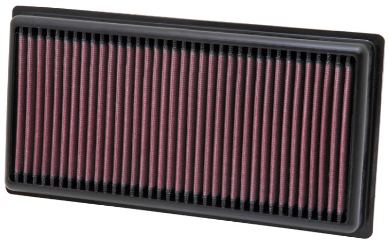 K&N Replacement Air FIlter 10-11 Fiat 500 0.9L L2 / 11 Lancia Ypsilon 0.9L L2 - 33-2981 by K&N Engineering - front view