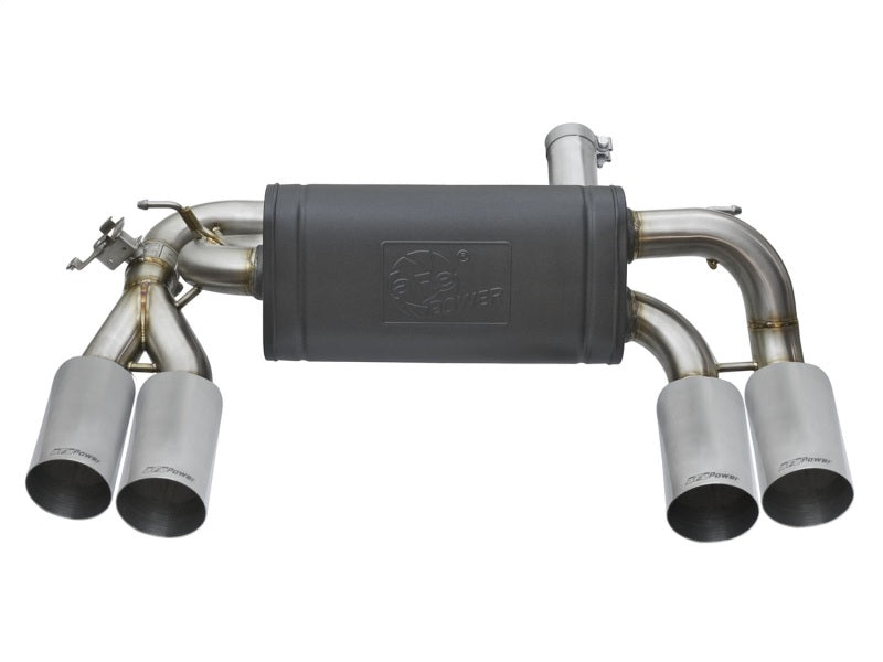 aFe MACHForce XP 3in - 2 1/2in Axle Back 304SS Exhaust w/ Polished Tips 16-18 BMW M2 (f87) - 49-36333-P