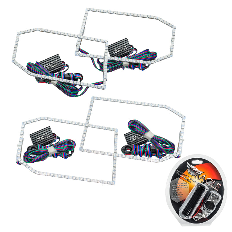 Oracle Chevrolet Silverado 14-15 Halo Kit Non-Projector Style - ColorSHIFT SEE WARRANTY - 2271-330