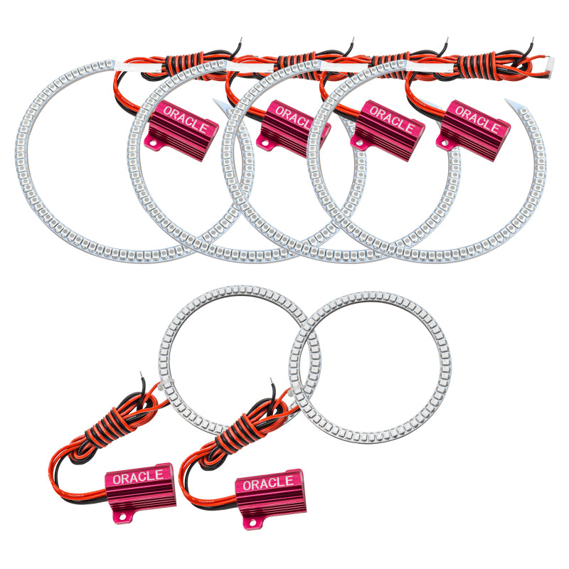 Oracle Dodge Charger 05-10 LED Triple Ring Halo Kit - White SEE WARRANTY - 1118-001