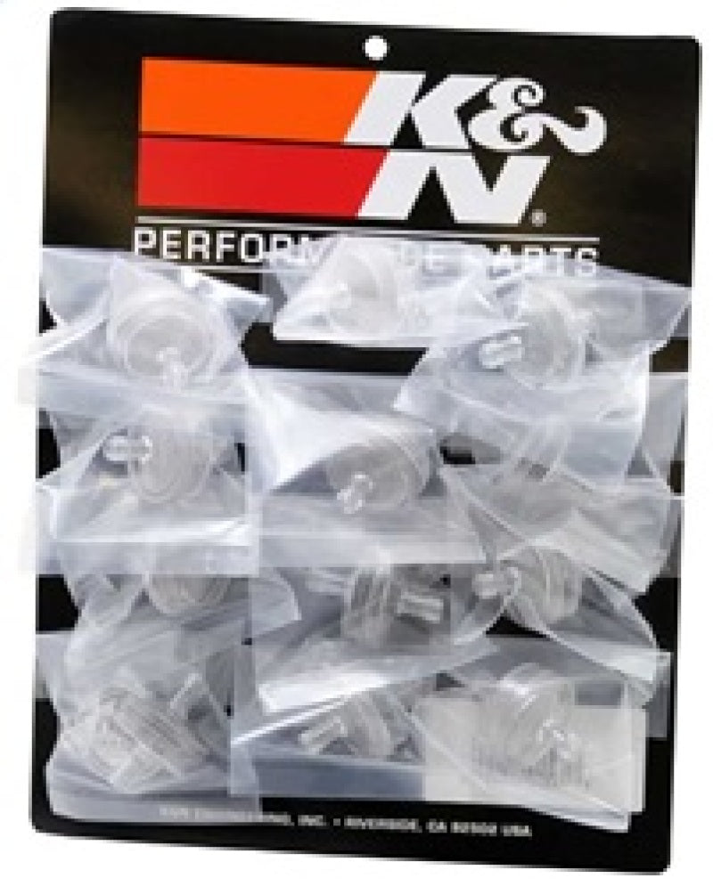 K&amp;N Stainless Mesh Fuel Filter 12in LN Gas Filter .25in FLG 1.75in L - 81-0230