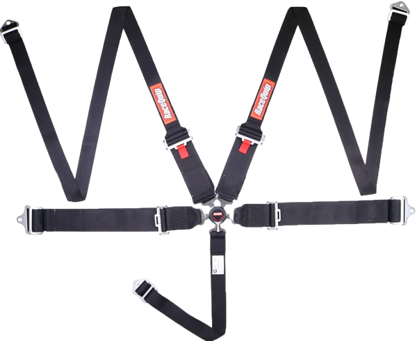 RaceQuip Black SFI CAMLOCK 5pt PD Lap HNR Seat Belt