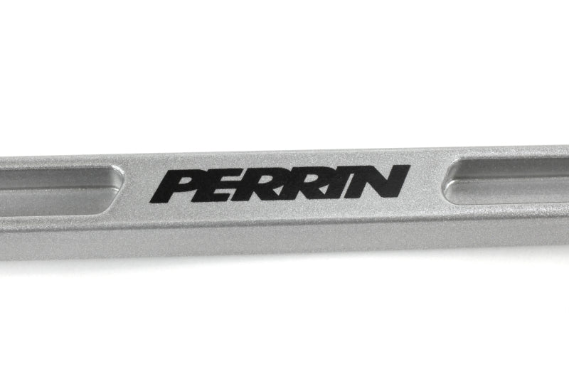 Open Box - Perrin 17-19 Honda Civic Type R Battery Tie Down - Silver - PHP-ENG-701MSL for 2017-2021 Honda Civic Type R - angl