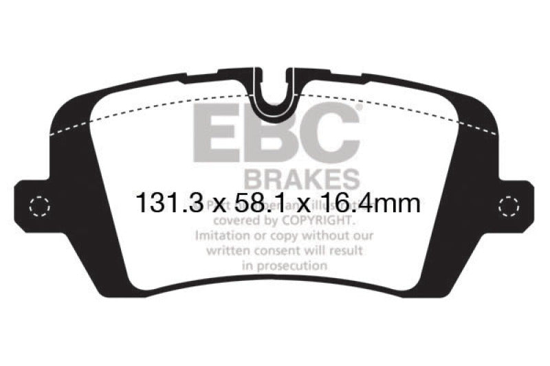 EBC 13+ Land Rover Range Rover 3.0 Supercharged Greenstuff Rear Brake Pads - DP62161