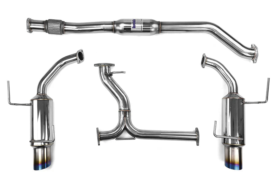 Invidia 10+ Legacy Dual N1 Single Layer Titanium Tipped Cat-back Exhaust - HS10SL1GTT