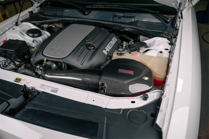 Corsa 11-23 Dodge Challenger/Charger 5.7L V8 Carbon Fiber Open Element Air Intake - Dry - 44017D