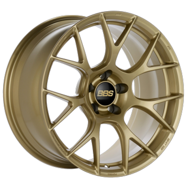 BBS RE-V7 19x10.5 5x120 ET35 PFS Gloss Gold Wheel - 82mm PFS/Clip Required - REV7058GL by BBS