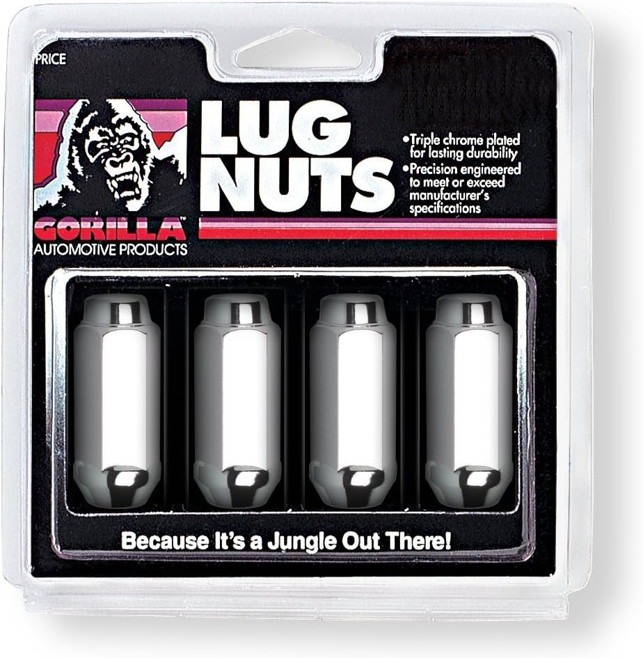 Gorilla Automotive - Dup Acrn Xl Lug 7/8" 9/16 CHR Clam - 76197XL