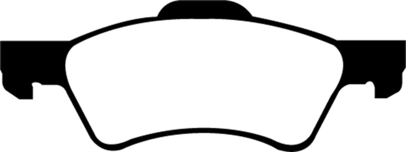 EBC 01-07 Chrysler Town & Country 3.3 Rear Rotors Ultimax2 Front Brake Pads - UD857 for 2001-2007 Dodge Caravan - close-up
