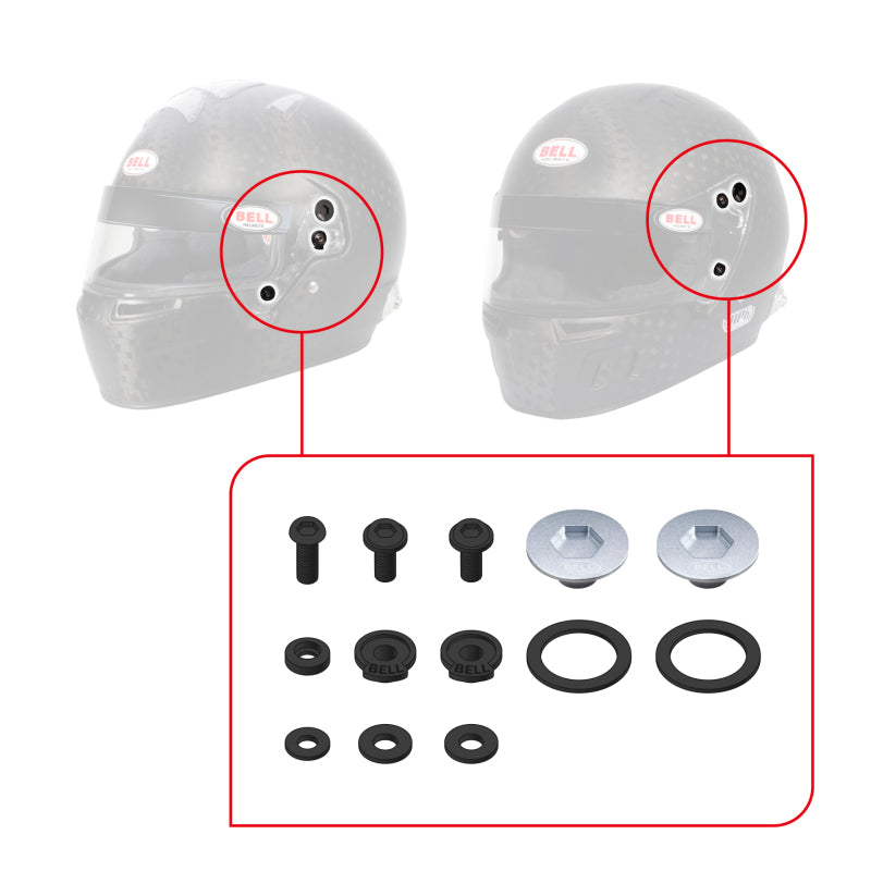 Bell SV (SE07/SE077/SE06) Pivot Kit - Silver - 2020074