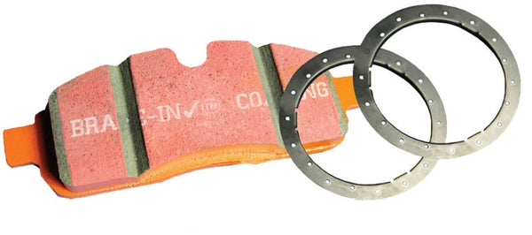 EBC 2021+ Ford Bronco (6th Generation) 2.3T Extra Duty Front Brake Pads - ED93107 for 2019-2026 Ford Ranger - front view