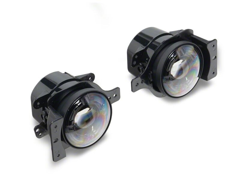 Raxiom 18-26 Jeep Wrangler JL V2 LED Fog Lights with Amber Turn Signal - J227425 - front view