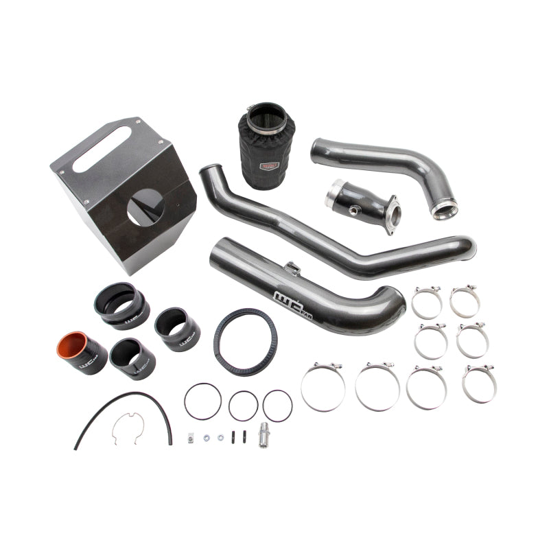 Wehrli 17-19 Chevrolet 6.6L L5P Duramax High Flow Intake Bundle Kit Stage 2 - Sparkle Bomber Orange - WCF100441-SBO