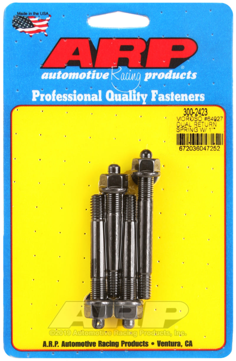 ARP Moroso 64927 Dual Return Spring w/ 1in Spacer Plate pro Series Carb Stud Kit - 300-2423