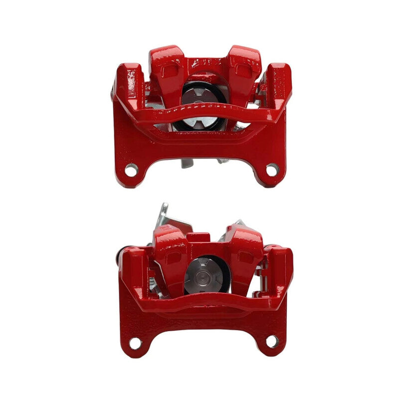 Power Stop 16-24 Chevrolet Malibu Rear Red Caliper w/Bracket (Pair) - S5558