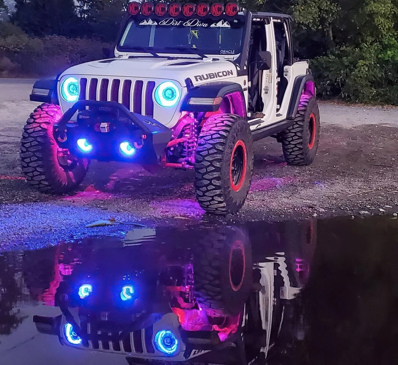 Oracle Bluetooth + RF Underbody Rock Light Kit - 8 PCS - ColorSHIFT SEE WARRANTY - 5819-333