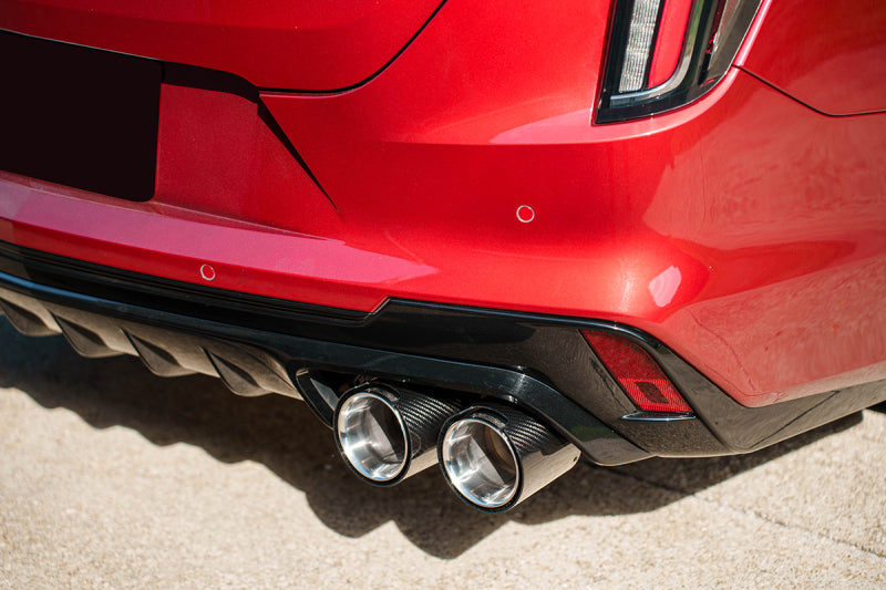 Corsa 22-25 Cadillac CT4 V Blackwing 3in Active Valve Axle-Back - 4.5in Carbon Fiber Polished Tip - 21319CF