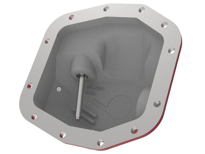 aFe Pro Series Front Differential Cover Red 2018+ Jeep Wrangler (JL) V6 3.6L (Dana M186) - 46-71010R