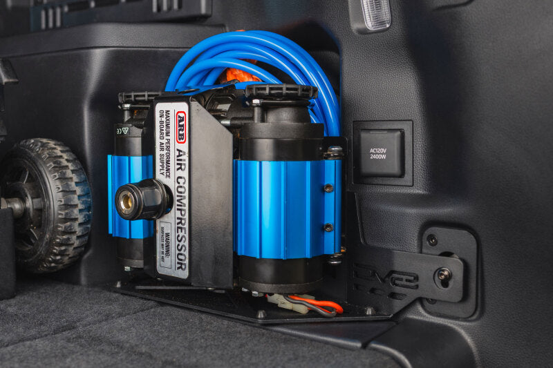 DV8 Offroad 25-26 Toyota 4Runner i-Force MAX Compressor Mount - Micro Texture Black Powder Coat - CMTF3-01