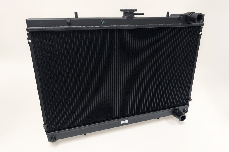 CSF R32 Nissan Skyline GT-R / GT-S Full Billet Aluminum High-Performance Radiator - Black Finish - 7217B