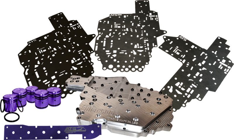 ATS Diesel 07.5-11 Dodge RAM 6.7L Cummins 68RFE Billet Valve Body Channel Plate Kit - 3030072326
