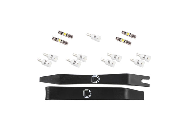 Diode Dynamics 11-21 Jeep Grand Cherokee Interior LED Kit Cool White Stage 1 - DD0507 for 2012-2013 Jeep Grand Cherokee - fro