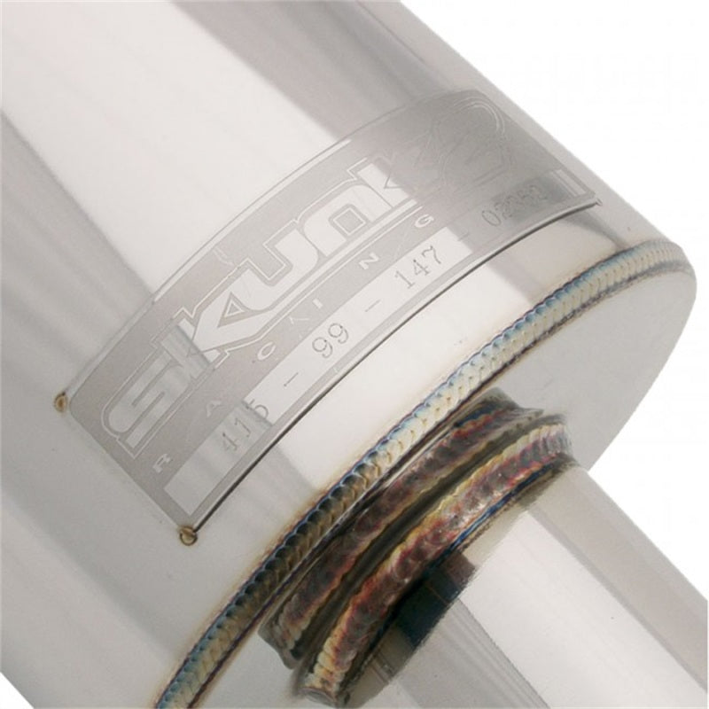 Skunk2 MegaPower 00-07 Honda S2000 (Dual Canister) 60mm Exhaust System - 413-05-2025 for 2000-2009 Honda S2000 - rear view