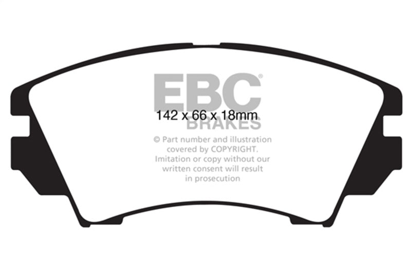 EBC 10+ Buick Allure (Canada) 3.0 Redstuff Front Brake Pads - DP32014C