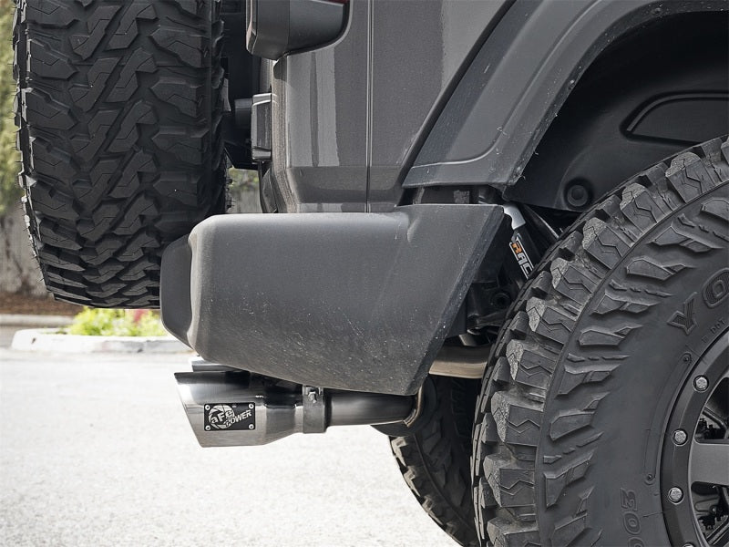 Rebel Series 2.5in 304 SS Cat-Back Exhaust w/ Polished Tips 2018+ Jeep Wrangler (JL) V6 3.6L - 49-38066-P