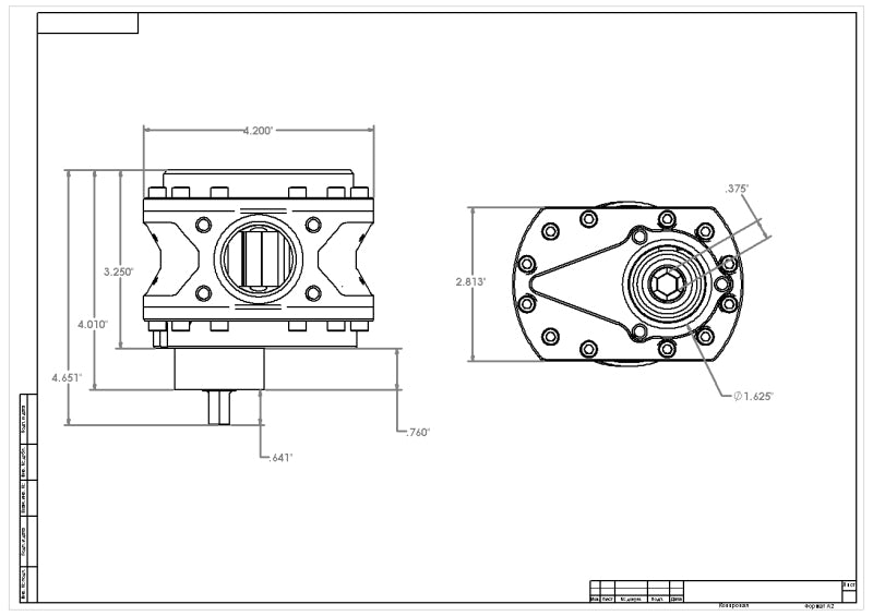 Aeromotive Spur Gear Fuel Pump - 7/16in Hex - 1.20 Gear - Nitro - 25gpm - 11939