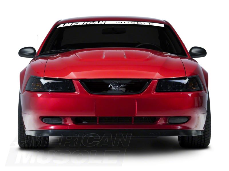 Raxiom 99-04 Ford Mustang Axial Series Projector Headlights- Blk Housing (Smoked Lens) - 49126