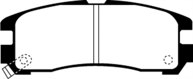 EBC 95-99 Chrysler Sebring Coupe 2.0 Ultimax2 Rear Brake Pads - UD383