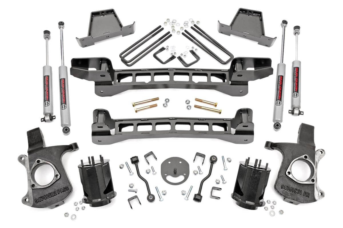 6 Inch Lift Kit | Chevy Silverado &amp; GMC Sierra 1500 2WD (1999-2006 &amp; Classic)