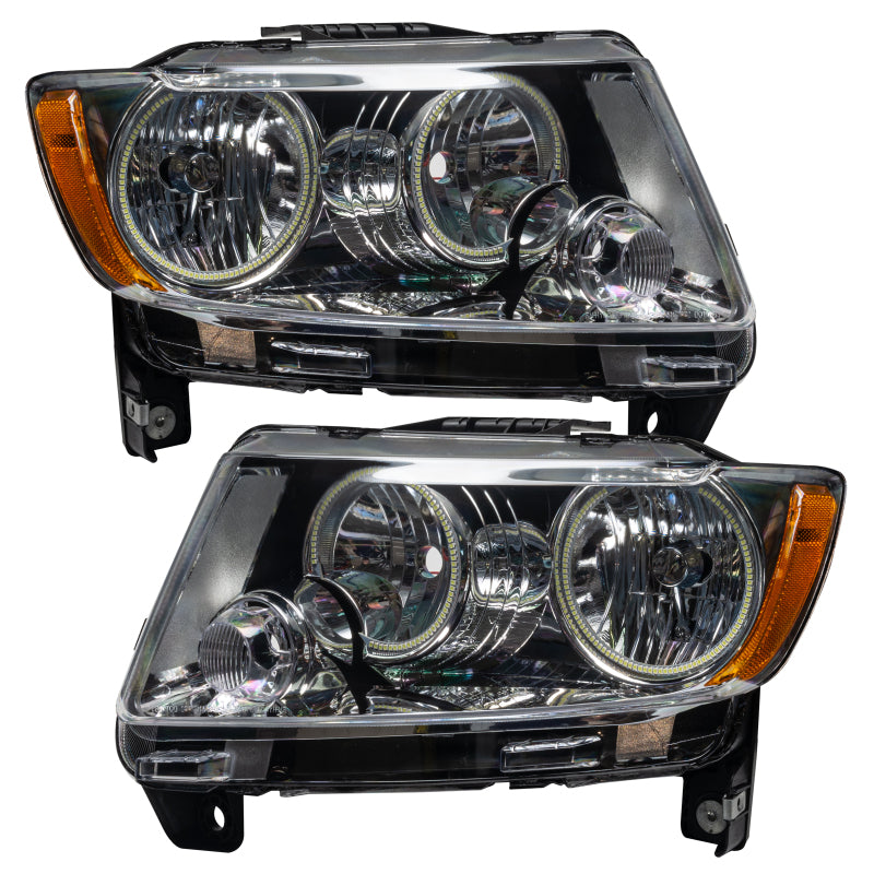 Oracle 11-13 Jeep Grand Cherokee SMD HL (Non-HID) - Chrome - ColorSHIFT w/o Controller SEE WARRANTY - 7070-334