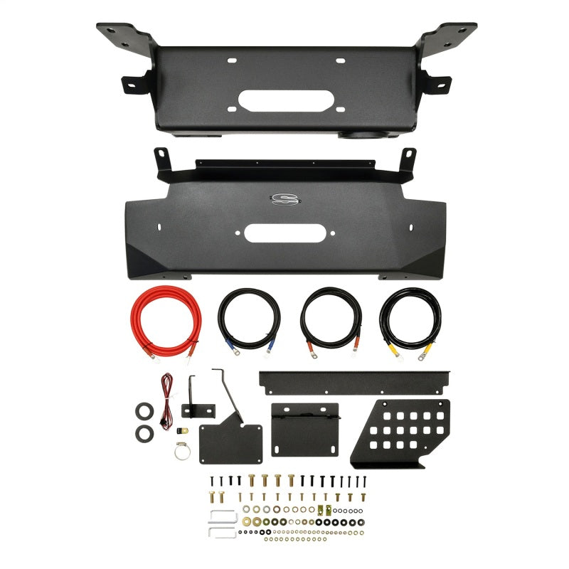 Superwinch 21-24 Ford Bronco Hidden Winch Mount - Black - 2404185