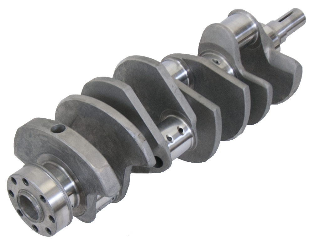 Eagle Ford 4.6 Stroker 2.000in Rod Journal / 3.750in Stroke 4340 Forged Crankshaft - 428137502000 - front view