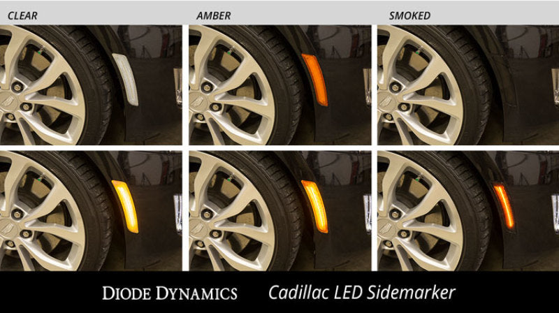 Diode Dynamics 14-19 Cadillac ATS/CTS Cadillac ATS LED Sidemarkers (Pair) Clear - DD5064