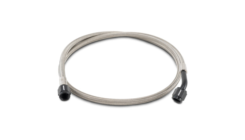 Vibrant Pre-Assembled Hose Assemblies -4AN 36in Length Hose End Style Straight/45 Degrees - 10278