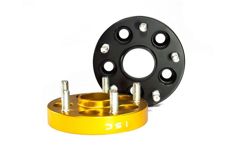 ISC Suspension 5x100 Hub Centric Wheel Spacers 25mm Black (Pair) - WS5x10025B