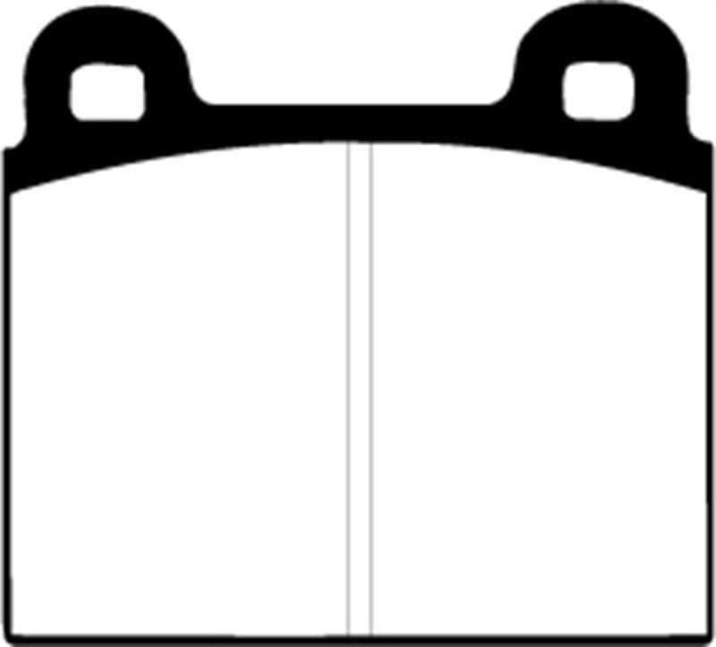 EBC 69-75 Ferrari 246 Dino 2.4 Yellowstuff Front Brake Pads - DP4103R