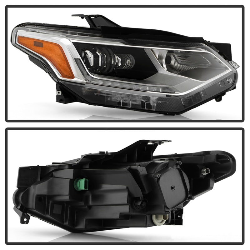 SPYDER 18-21 Chevy Traverse Full LED (Signal / Side Marker Halogen) Headlight - OE Right - 9956270